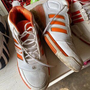Adidas Light Orange and White Size 15